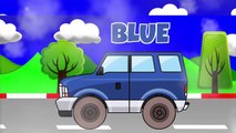 Street Vehicles Learn Colors - Cars & Dump Trucks | Teach Colours for Kids | Animated Surprise Eggs