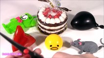 Cutting OPEN GROSS BUG SQUISHY Ball! Scary Mouse Teddy BEAR! SQUISHY CAKE! Vomiting SLIME! FUN