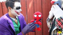 PREGNANT Frozen Elsa Becomes PINK Spidergirl vs Joker Spiderman Hulk Maleficent Funny Superheroes