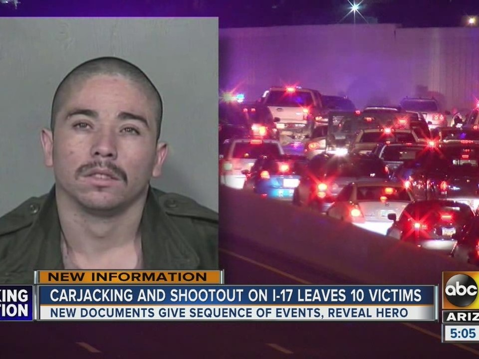 10 victims during I-17 carjacking, shootout