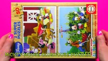 CLUBHOUSE Disney Puzzle Games Mickey Mouse Rompecabezas Junior Games JR Kids Learning Toys Yapboz