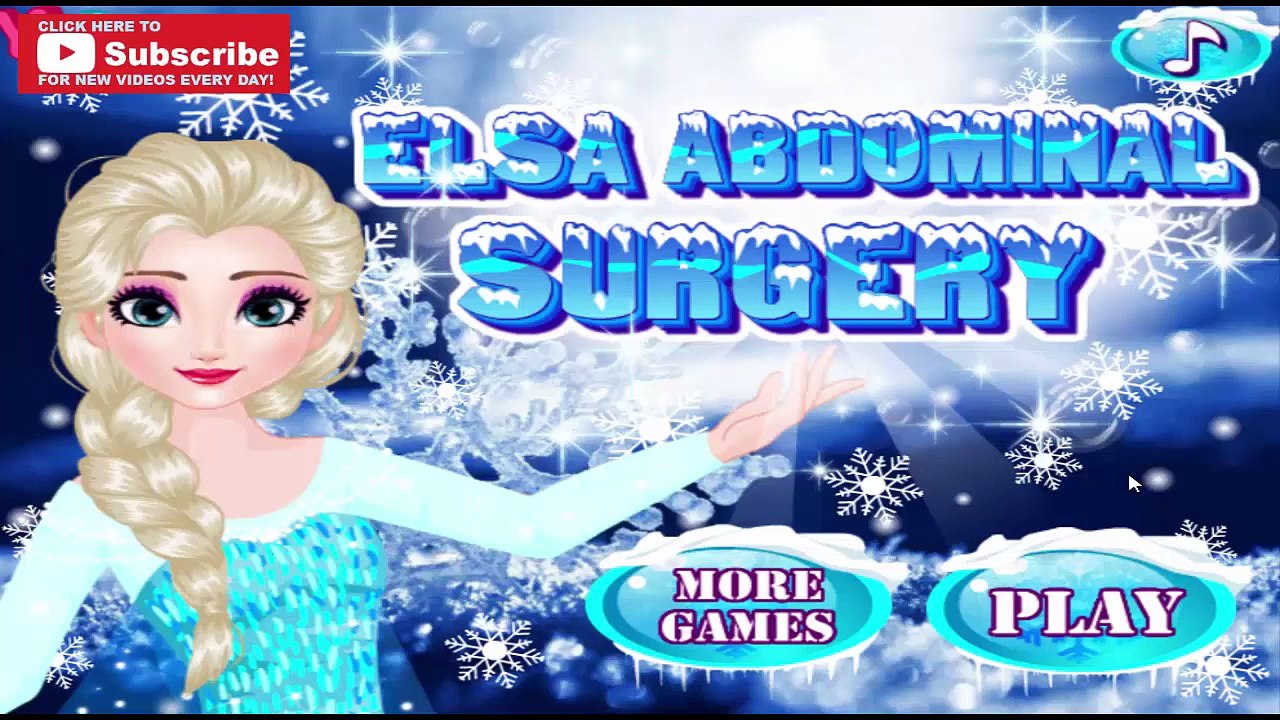 Sick Elsa Stomach Surgery - Frozen Princess Injured at Doctors - Heal Elsa Full Game Episode