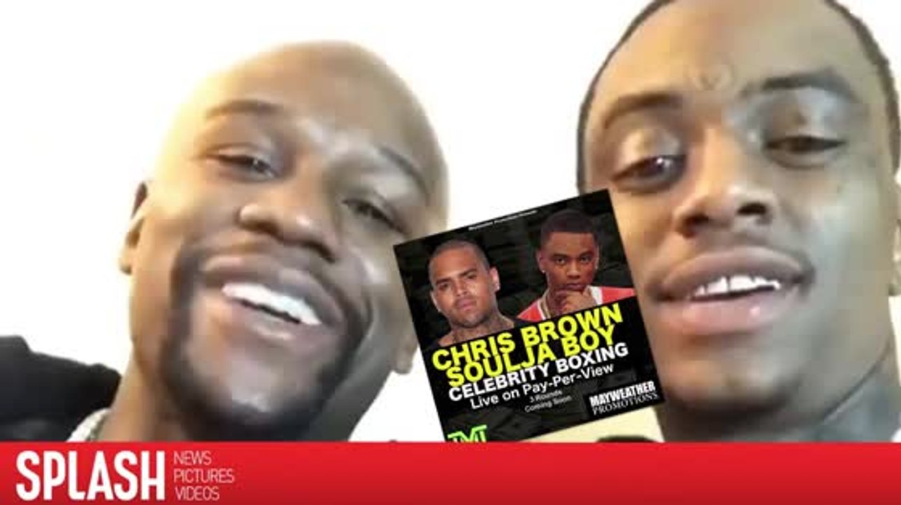 Soulja Boy hat Floyd Mayweather hinter sich wenn er gegen Chris Brown kämpft