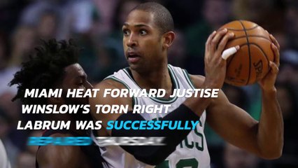 Miami Heat forward Justise Winslow's shoulder surgery was successful