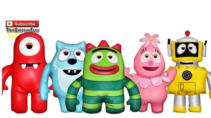 Yo Gabba Gabba Finger Family | Nursery Rhyme Daddy Finger Muno, Foofa, Toode | ToysSurpriseEggs