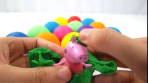 LEARN COLORS for Children w_ Play Doh Surprise Eggs Peppa Pig Batman Cars HULK Toys Playdough 4 Kids
