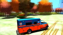 Spiderman Colors and Ambulance Cars Colors Crazy Stuff Epic Driving Nursery Rhymes Songs