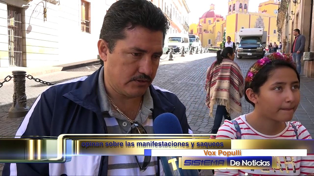 Sondeo ciudadano: Manifestaciones y Saqueos