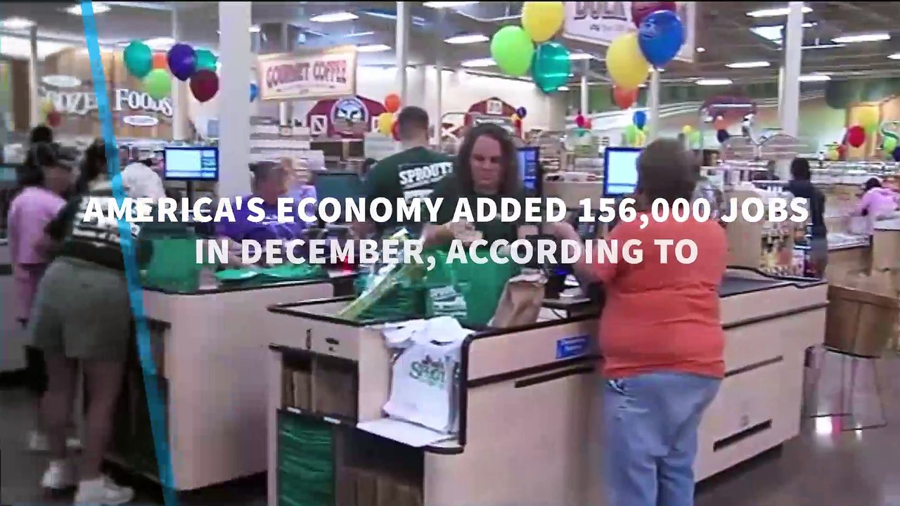 US added 156,000 jobs in December; unemployment rate rises