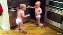 Two little kids Funny Talking