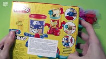 Play Doh Marvel Can-Heads Featuring Spider-Man, Green Goblin, Captain America & Iron Man