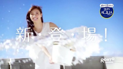 【 新川優愛 CM 】 美脚！！ロート製薬 スキンアクア 「水から生まれた」３篇まとめ