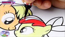 My Little Pony Coloring Book MLP Applejack Apple Bloom Episode Surprise Egg and Toy Collector SETC