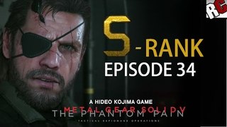Metal Gear Solid 5: The Phantom Pain - Episode 34 S-RANK Walkthrough (Extreme - Backup, Back Down)
