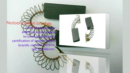 Nutool carbon brushes