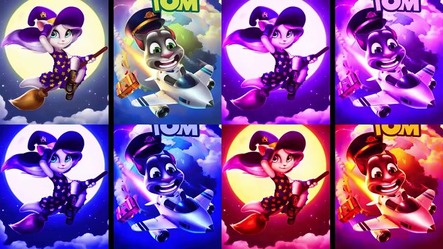 Games for Kids Learn Colors with Talking Tom Talking Angela Talking Hank Level 1 Kids Video Android