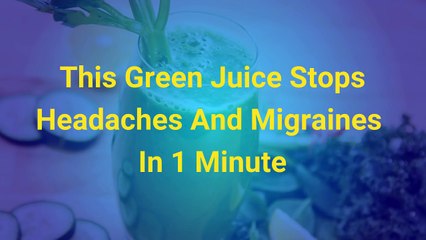 Home Remedies for Migraine Relief (in just 1 minute) !