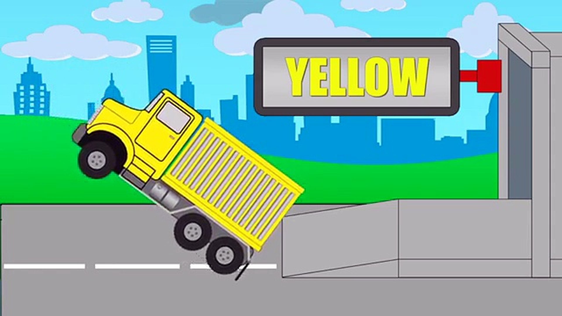 ⁣New Multi Color Kids Trucks    kids learning colors #Animation