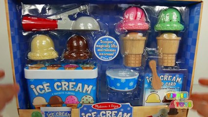 Ice Cream Playset Cones For Kids