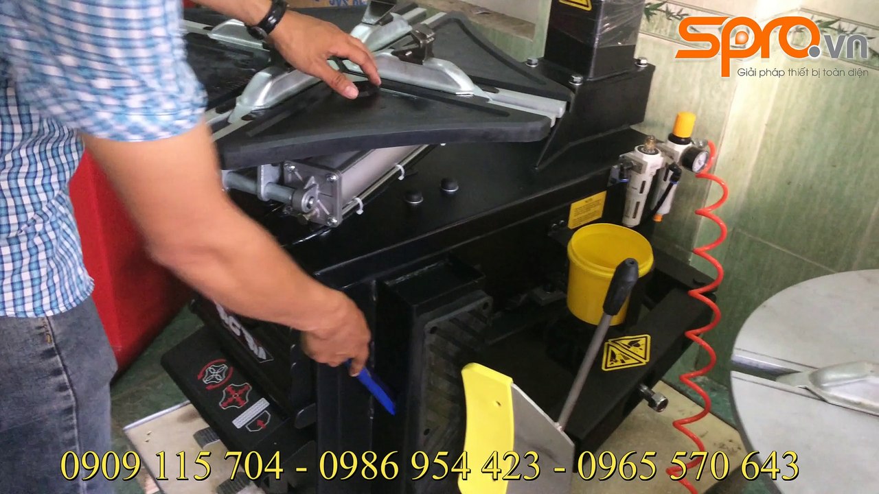 Hướng dẫn sử dụng máy tháo vỏ xe tay ga, ô tô Hàn Quốc BigBin BP888