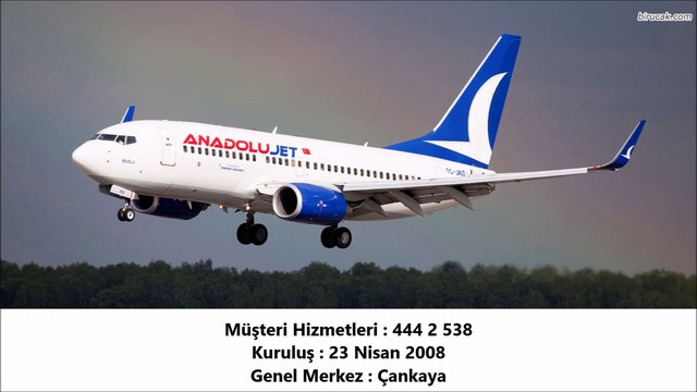 AnadoluJet Hava Yolları Hakkında - Wiki - Birucak.com