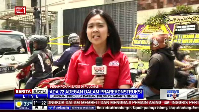 Ada 72 Adegan Prarekonstruksi Kasus Pembunuhan Sadis di Pulomas