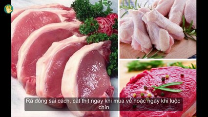 95% các bạn đều sai lầm khi nấu ăn với thịt