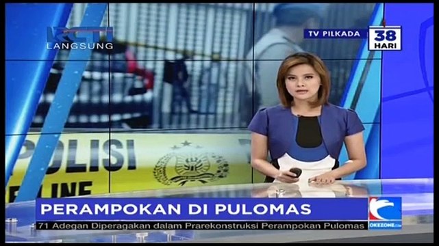 Polisi Rilis Rekaman CCTV Perampokan Pulomas
