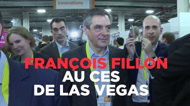 François Fillon rencontre des entrepreneurs français au CES de Las Vegas