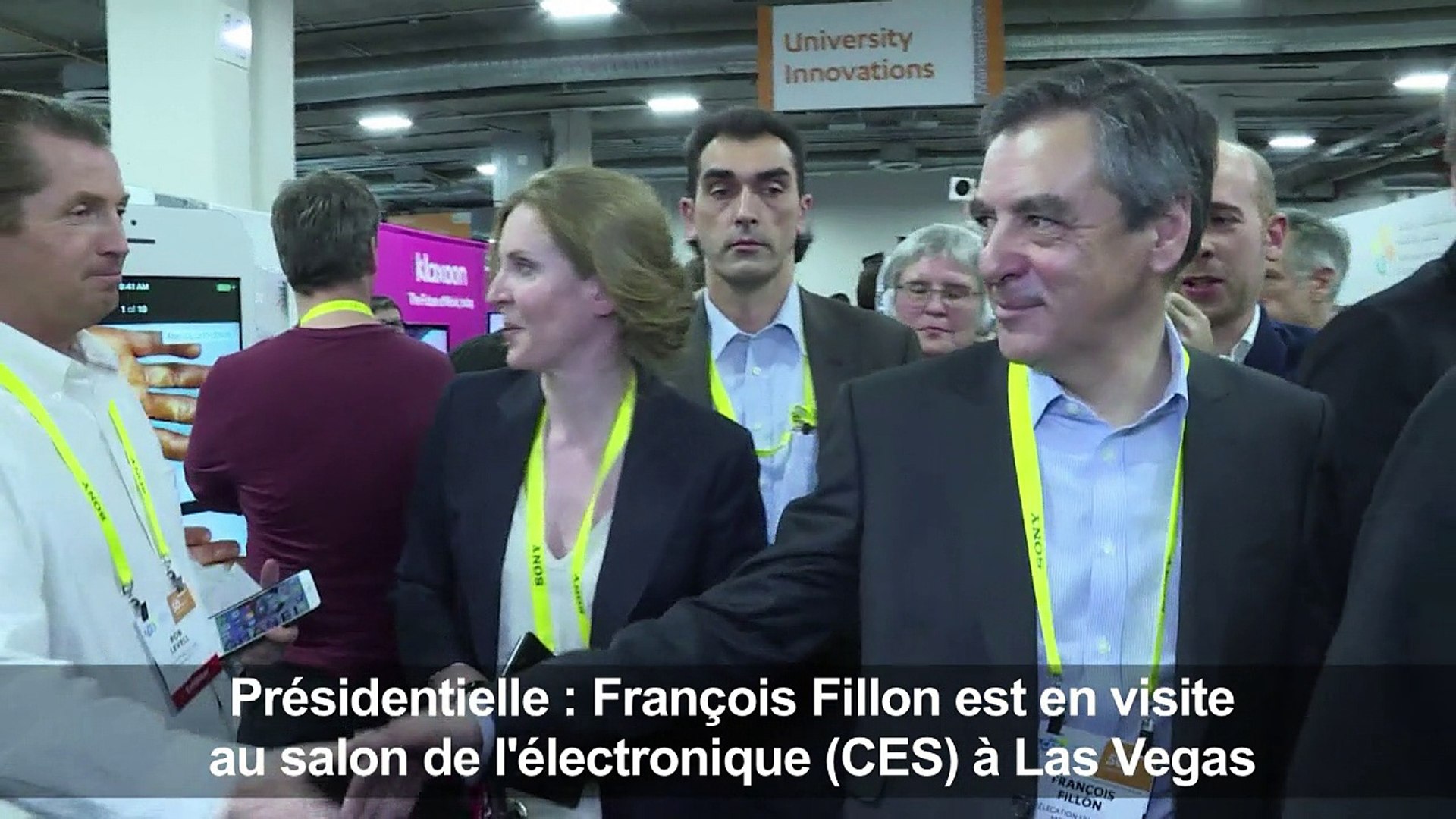USA: Fillon au CES pour rencontrer les entrepreneurs français - Vidéo  Dailymotion