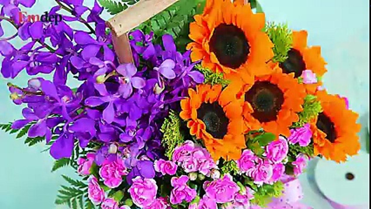 Hướng dẫn cắm lẵng hoa cực đẹp chỉ trong 5 phút