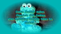 Cookie Monster Count n Crunch the Screaming Banshee takes his Cookies and Cookie Monster bakes more