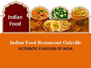 Indian Food Restaurant Oakville