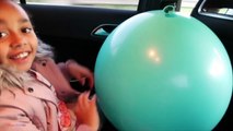 Giant Balloon Toy Surprise Stuck In Our Car - Disney Fashems - Blind Bag Toy O