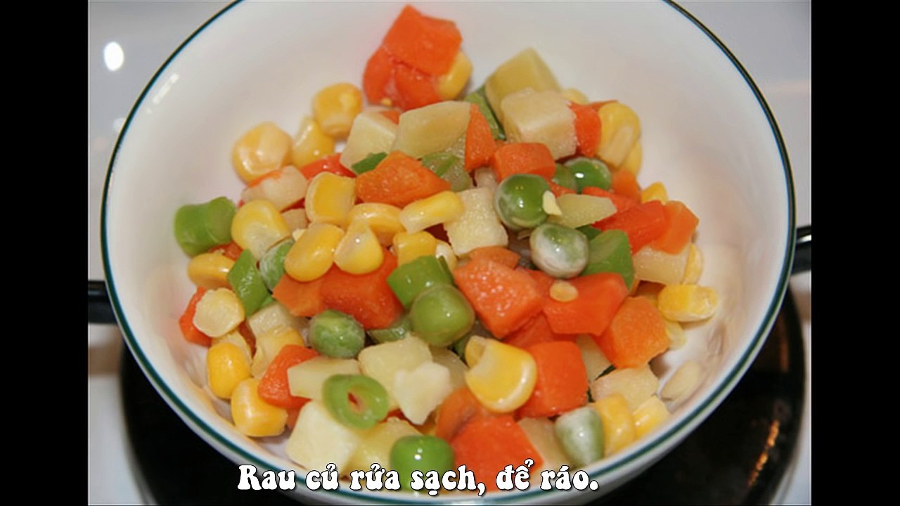 Cháo Sườn Non Rau Củ