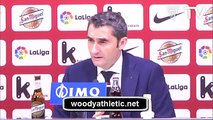 valverde tras Athletic Barcelona copa 5-01-2017 woodyathletic.net
