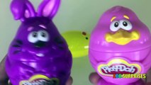 PLAY DOH Eggs Surprise Toys Learn colors with Thomas and Friends playdough for kids ABC SURPRISES