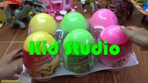 Dinosaurs surprise eggs 4k video Bóc trứng khủng long đồ chơi trẻ em Kid Studio-CHRJoJt