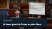 Bernie Sanders apporte un tweet géant de Donald Trump au Sénat