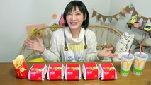【MUKBANG】 Deep Fried '5 Big Mac and Fried Potatoes'...! Exceed 6000kcal [CC Available]_Yuka [Oogui]-FCOeoES43UQ
