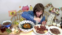 【MUKBANG】 Grilled Meat 700g & 2.3Kg of Rice Bowl with Dried Fish [Hometown Tax System][CC Available]-SuOZlLhqMOc