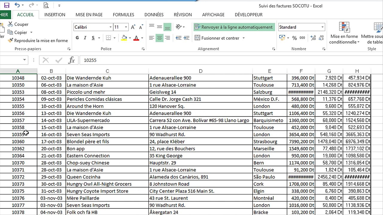 Examen EFC Mise enpage