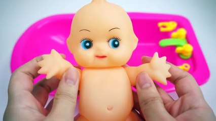 Learn Colors Kinetic Sand Baby Doll Bath Time with Animal Moldeling Creative For Kids-F4h