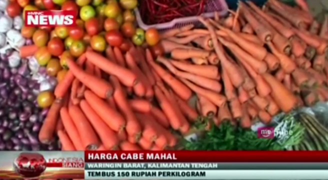 Harga Cabai Naik, Harga Bawang Tak Mau Kalah