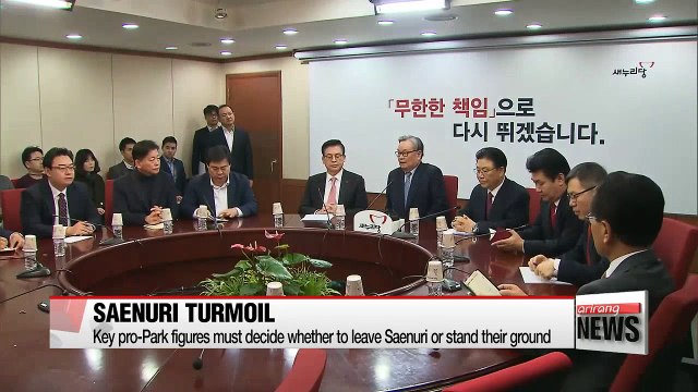 Key pro-Park members told to decide their own fate in Saenuri Party