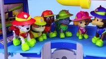 Paw Patrol Kidnapped and Jailed Caged Saved by Ryder and Robo Dog with Big Rig Robot Semi-Truck-YAX