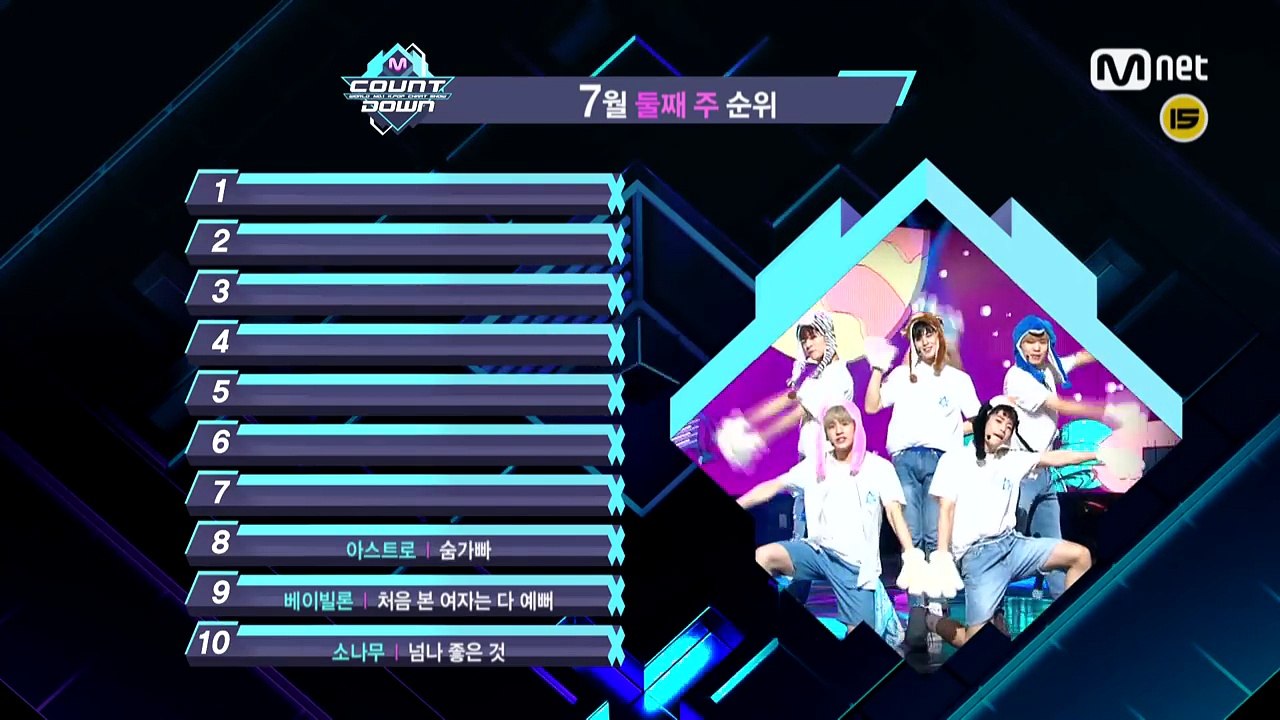 What are the TOP10 Songs in 2nd week of July [M COUNTDOWN] 160714 EP.483-b-d2CdnCBNA