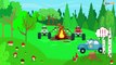 The Green Tractor at work | Cars & Trucks Construction Cartoons for children