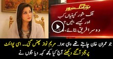 Maryam Nawaz Got Intense Remarks From Judiciary in Panama Leaks Case