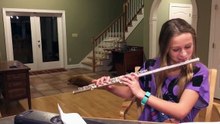 Dog Has Hilarious Reaction To Girls Flute Practice
